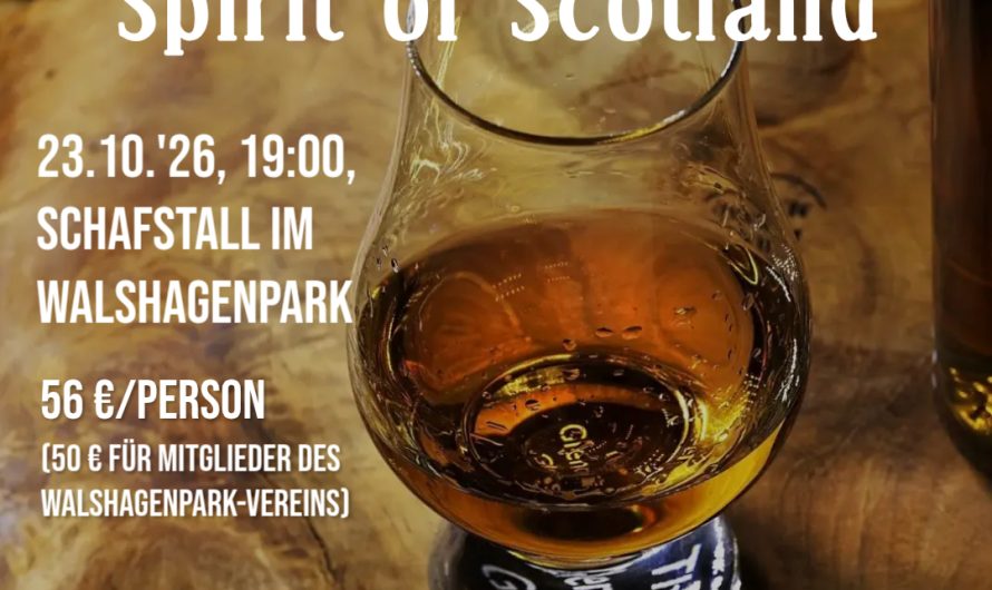 🥃 Whisky-Tasting: Spirit of Scotland 🏴󠁧󠁢󠁳󠁣󠁴󠁿